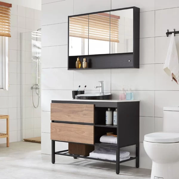 Floor-Mounted-Plywood-Bathroom-Vanity